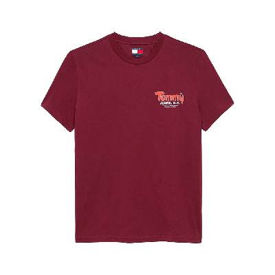 Тениска Tommy hilfiger DM0DM22049 short sleeve T-shirt - Red (Burgundy)