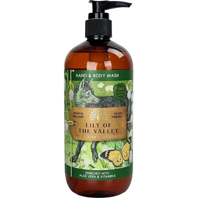 English Soap Company umývací gél na ruky a telo Konvalinka 500 ml