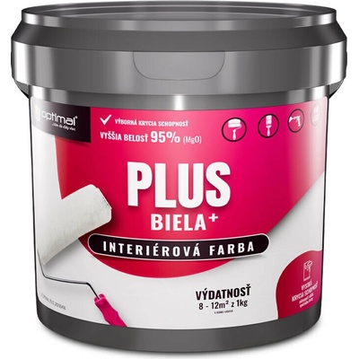 Optimal interiérová biela farba plus 25kg
