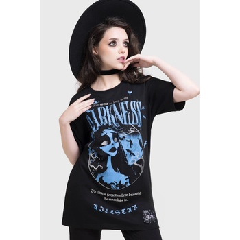 KILLSTAR унисекс тениска KILLSTAR x CORPSE BRIDE - In The Darkness - Черно - KSRA012398