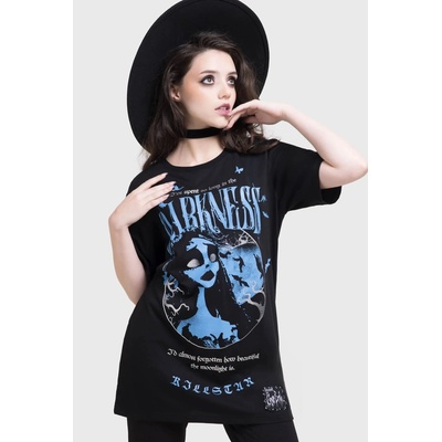 KILLSTAR унисекс тениска KILLSTAR x CORPSE BRIDE - In The Darkness - Черно - KSRA012398