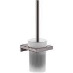 Hansgrohe AddStoris - Стенна четка за тоалетна, матирано стъкло/четкан черен хром 41752340 (41752340)