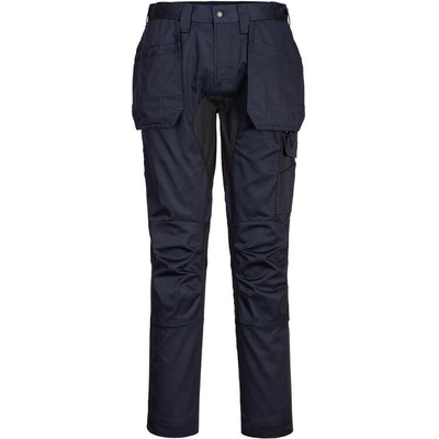 Portwest nohavice WX2 Stretch Holster CD883 do pasu Navy