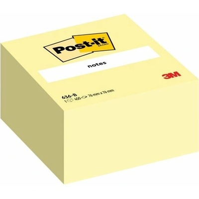 POST-IT Bloček kocka Post-it 76x76 žltá 450l (MM063670)