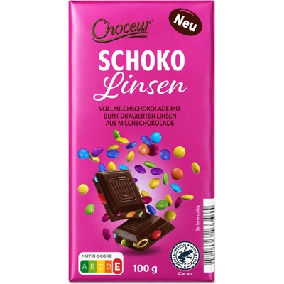 Choceur mléčná s lentilkami 100 g