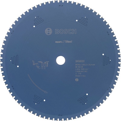 Bosch Pílový kotúč Expert for Steel, pr. 355 mm, 80 zubov