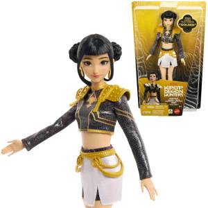 Mattel KPop Demon Hunters HUNTR/X Zoey "Golden" Singing Doll in removable signature outfit with 5 movable joints, inspired by the movie, JRN42 (JRN42)