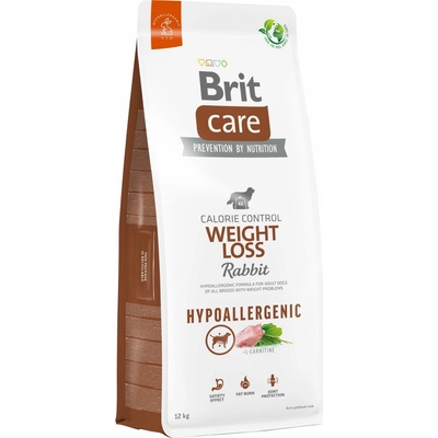 Brit Care Dog Hypoallergenic s králičím Weight Loss 12 kg