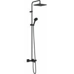 Hansgrohe Душ колона с термостатичен смесител и матово черен чучур за вана Hansgrohe Vernis Shape 240 (26900670)