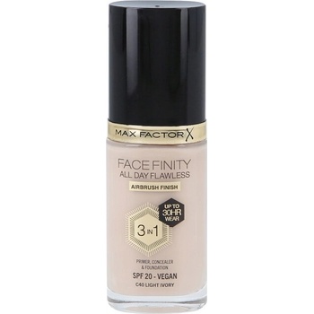 Max Factor Facefinity All Day Flawless SPF20 tekutý make-up s uv ochranou c40 light ivory 30 ml