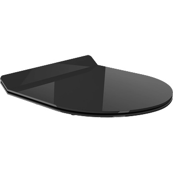 Mexen Lena бавно спускащи се тънки дъски, дуропласт, черен блясък - 39242070 (39242070)