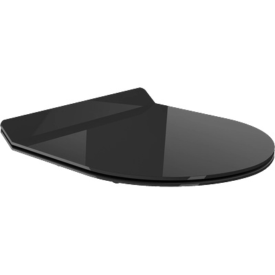 Mexen Lena бавно спускащи се тънки дъски, дуропласт, черен блясък - 39242070 (39242070)