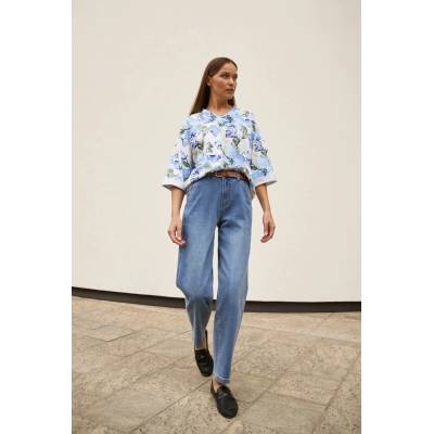 Moodo Сини дънки с колан Moodo Moodo | Sin | ЖЕНИ | XXL