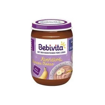 Bebivita Био млечна каша Bebivita , "Лека нощ" с грис, банан и какао, 190гр, 9007253105033
