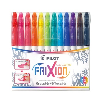 Pilot Комплект флумастери Pilot Frixion Color, 12 цвята (SW-FC-S12) (SW-FC-S12)