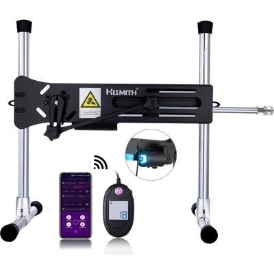 HiSmith 4.0 Sex Machine HS03-App Modular Design with KlicLok, App & Wire Control for Thrusting Action & Enhanced Experience