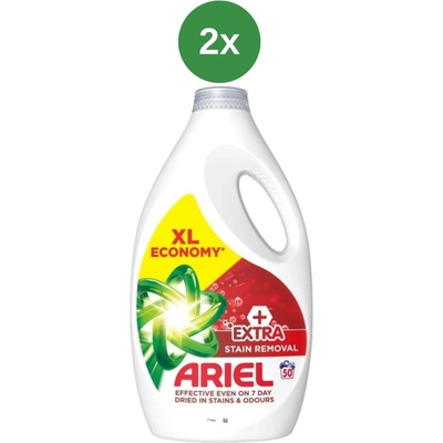 Ariel Plus prací gel Extra Clean 2 x 2,25 l 50 PD