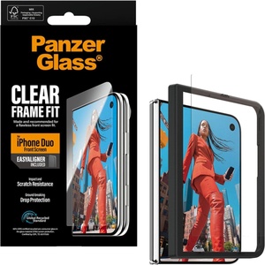 Panzer Стъклен протектор PanzerGlass за Apple iPhone Duo, Sub Screen Glass, Ultra-Wide Fit w. EasyAligner
