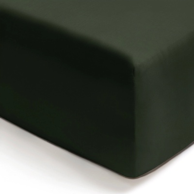 CLARYSSE Двоен чаршаф с ластик GRACE 160 x 200 см, гора зелен, тенсел, Clarysse (CLALFLG006T1630)