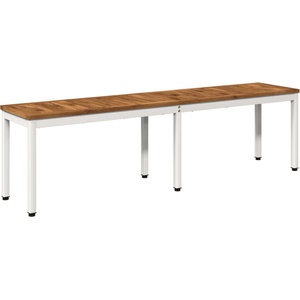 vidaXL Градинска пейка 161 x 35 x 45 см Солидно акациево дърво (901299)