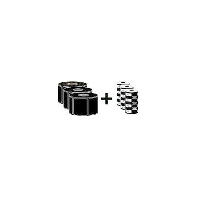Zebra ZipShipKit2, TT, 102 mm x 102 mm, biela, papier