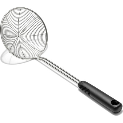 Oxo Лъжица с цедка GOOD GRIPS 38 см, чернa, неръждаема стомана, OXO (OXO11338200)