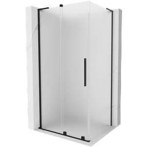 Mexen Velar L плъзгаща се душ кабина 100 x 70 см, матирано, черно - 871-100-070-33-70 (871-100-070-33-70)