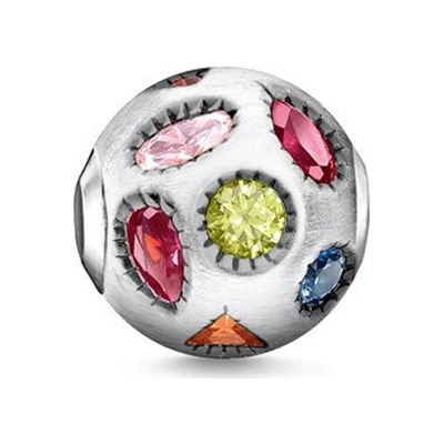 Thomas Sabo Korálek Barevné kameny K0318 318 7 Karma Beads blackened