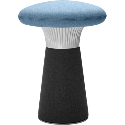LD Seating taburet FUNGHI-N0 40/50, bílý plast