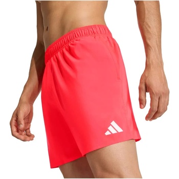 Adidas Бански гащета Adidas 3 Bar Logo 5´´ swimming shorts - Red (Lucid Red / White)