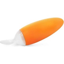 Boon Squirt Kŕmiaca lyžička s dávkovačom oranžová