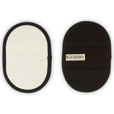 Le Creuset Ръкавица за фурна до тенджера за готвене 17, 5 x 12 см, комплект от 2 бр. , черен, памук, Le Creuset (LECR95002600000000)