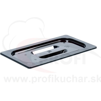 STALGAST GN pokrievka 1/3, čierný polykarbonát