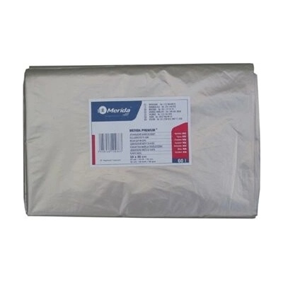 Merida Vrecia na odpadky LDPE 38µm 120 l číre 50 ks/b W40P