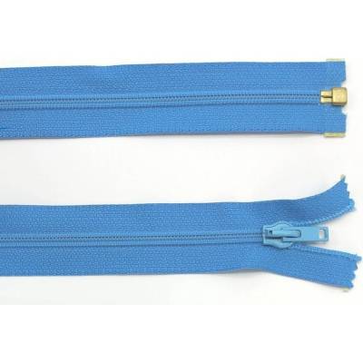 Zips plastový špirálový deliteľný 6 mm dĺžka 60 cm farba 34 modrá