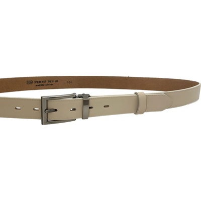 Penny Belts kožený opasek 30-020-1-44 béžový