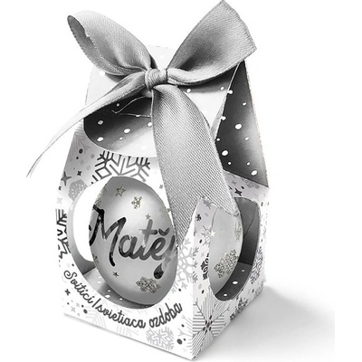 Nekupto Vánoční koule se jménem Matěj svítící skleněná 5,8 cm – Zbozi.Blesk.cz