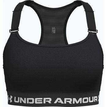 Under Armour Спортен сутиен Under Armour HeatGear High ultimate, черен/бял
