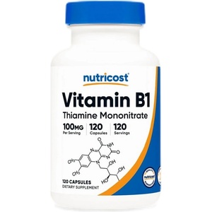 Nutricost Vitamin B1 Thiamine Mononitrate 100 mg [120 капсули]