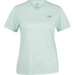New Balance Дамска тениска New Balance Women's Athletics S/S Running shirt - Cosmic Jade Heather (916-1222-1012)
