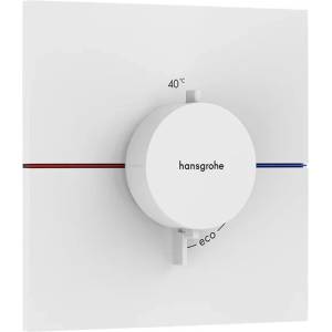 Hansgrohe ShowerSelect Comfort E термостатичен вграден душ, матово бял (15574700)