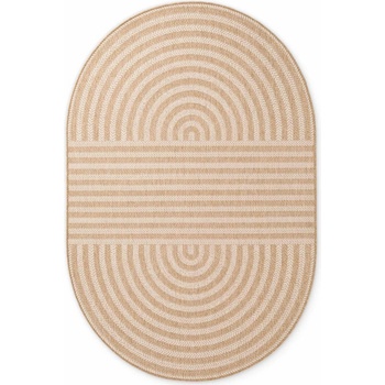 Ted Baker Кремав/в естествен цвят килим за открито и закрито 160x230 cm Haringey Woodfield - Ted Baker (106393-160x230 Oval)