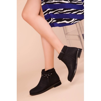 Base Дамски боти - Черни 988100 #271955 (271955_Черно)