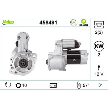 Štartér VALEO 458491