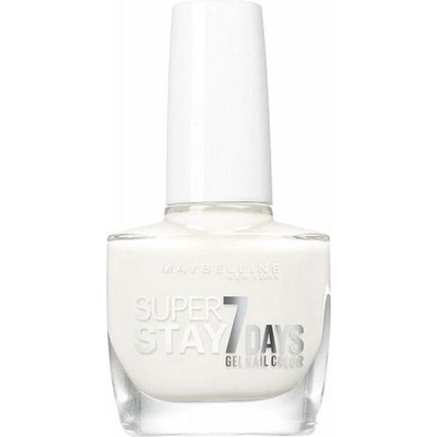 Maybelline Super Stay 7 Days Colour Corrector 071 Лак за нокти Pure White 10 мл