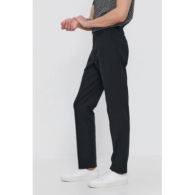 Sisley Панталон Sisley мъжки в черно с кройка по тялото (4ZT555ED9.15F)