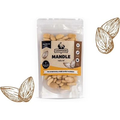 LIONFOOD Mandle NATURAL 200 g
