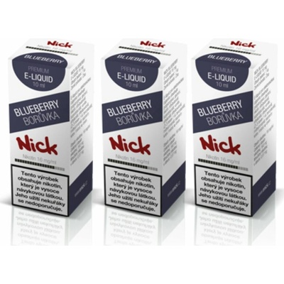 Nick BLUEBERRY 10 ml 16 mg 3 ks