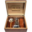 Angelo Humidor Set Brown