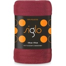 FARO Deka mikroplyš super soft bordo